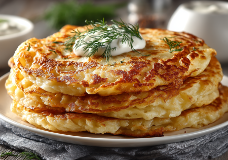 Картофельные блины без молока: жарим из картошки, муки и кусочка сливочного масла — вкуснее хачапури и чебуреков