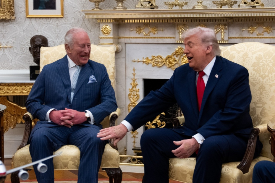 Дональд Трамп и Карл III