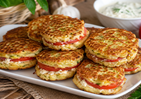 Мешаю кабачок и фарш: готовлю золотистые оладьи «Пара». Вкусная начинка — идут вместо надоевших котлет