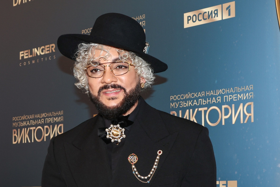 Певец Филипп Киркоров на гала-ужине Российской национальной музыкальной премии «Виктория», 2024 год