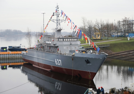 Северный флот пополнился современным кораблем