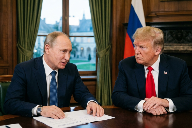 Владимир Путин и Дональд Трамп