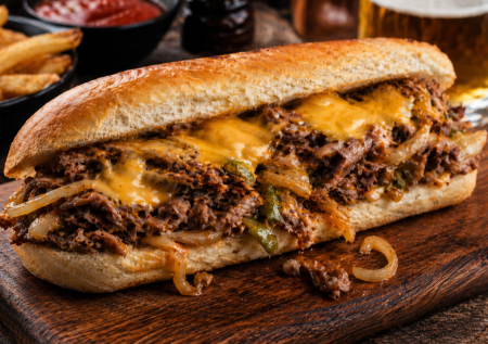 Делаем «Фили чизстейк» из США — это горячий хот-дог с невообразимым вкусом