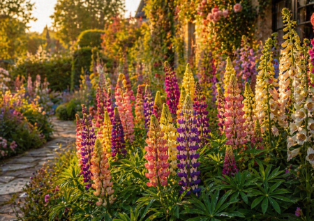 Метровые свечи горят 3 месяца: 5 многолетников с красивыми цветами, которые вырастают как башни