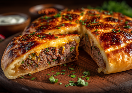 Вместо скучных пирожков делаю кубдари. Грузинское чудо из духовки