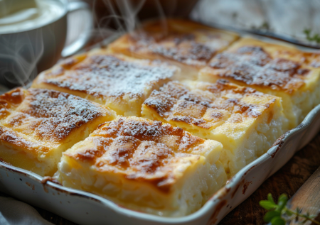 Запеканка как в садике, но вкуснее: та самая пышная штука, от которой все тают дома