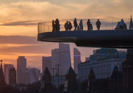 В Москве полностью растаял снег