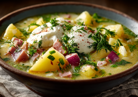 Не окрошка, а сливочное искушение: копчености и секрет топленого вкуса — вот наш семейный рецепт