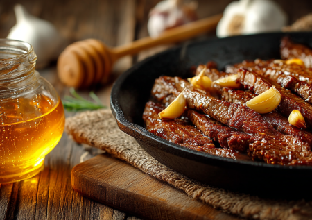 Вкуснее шашлыка: свинина с медом и чесноком — рецепт для сковородки, жарится за 15 минут