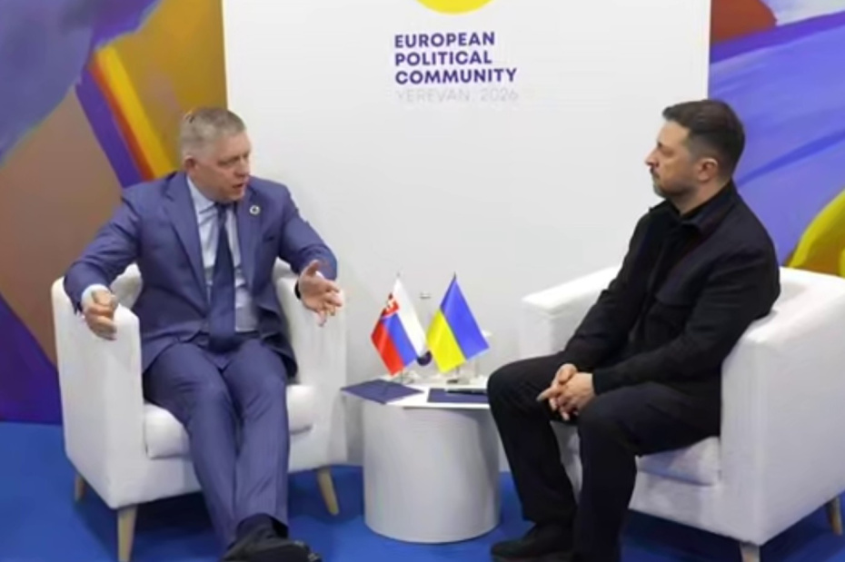 Роберт Фицо и Владимир Зеленский