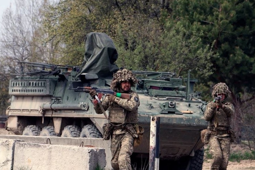 Военнослужащие ВСУ