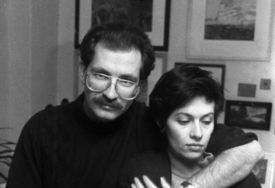 Владислав Листьев и Альбина Назимова, 1990 год