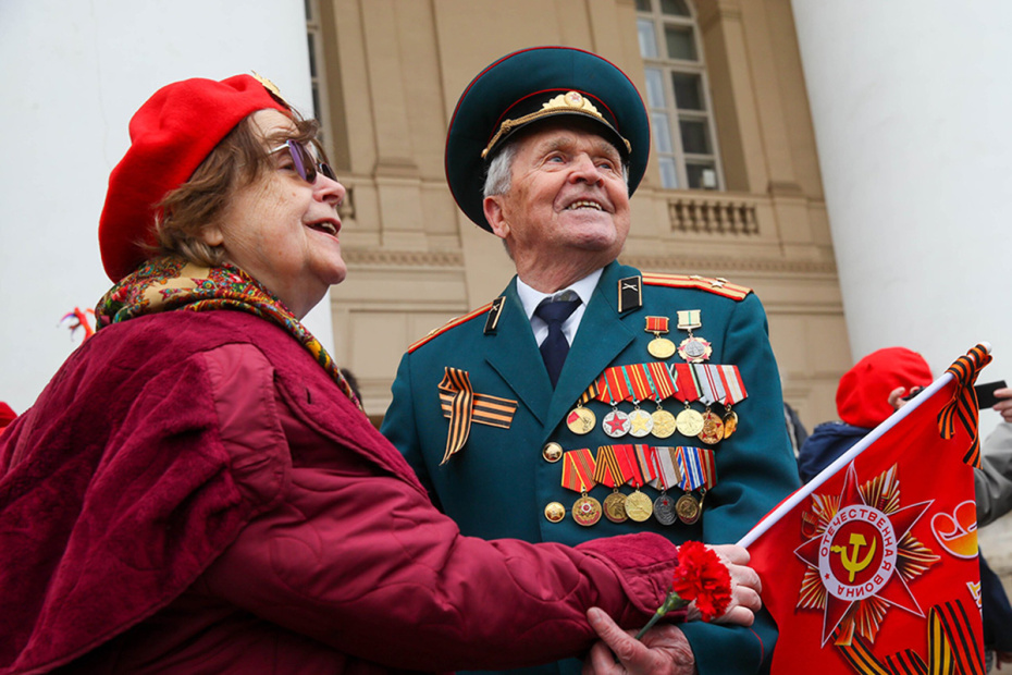 Празднование Дня Победы в Москве