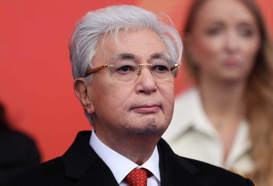 Президент Казахстана Касым-Жомарт Токаев на Красной площади в Москве на военном параде в честь 81-й годовщины победы в Великой Отечественной войне