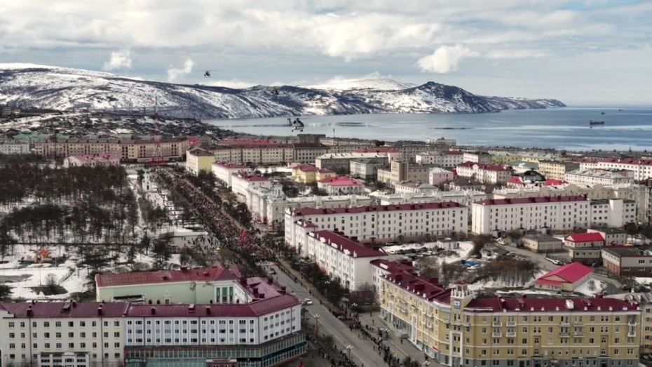 Акция ‭«Бессмертный полк», посвященная 81-й годовщине Победы в Великой Отечественной войне, в Магадане