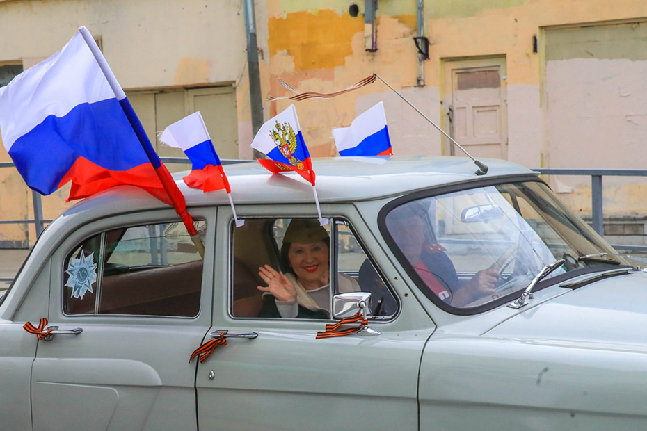 Празднование Дня Победы в Москве