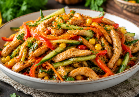 Салат для весны и лета «Вместо ужина» — всё что нужно: и сытный, и вкусный, и для похудения