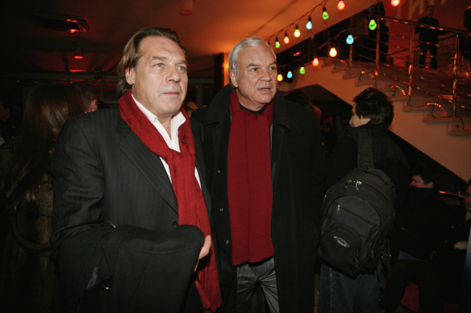 Актер Игорь Янковский и телеведущий Владимир Молчанов, 2008 год