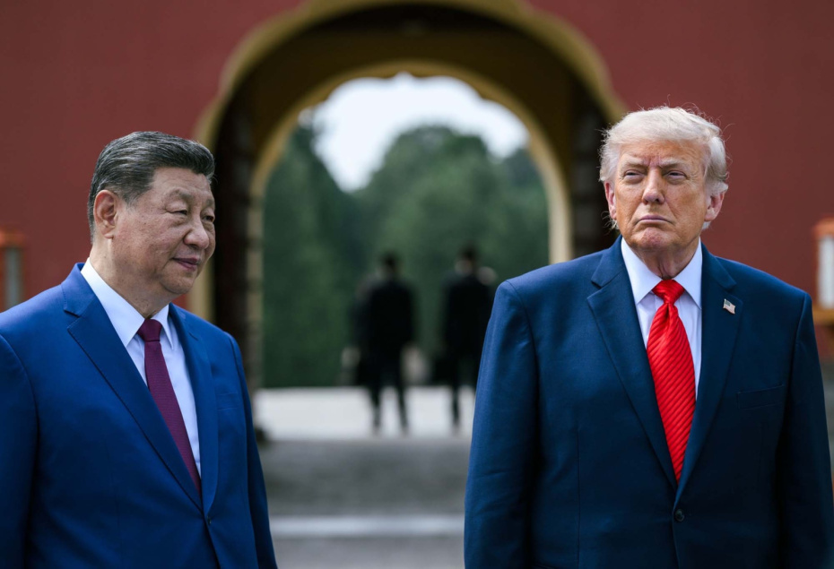 Президент США Дональд Трамп с лидером КНР Си Цзиньпином во время официального визита, Пекин, Китай, 15 мая 2026 года