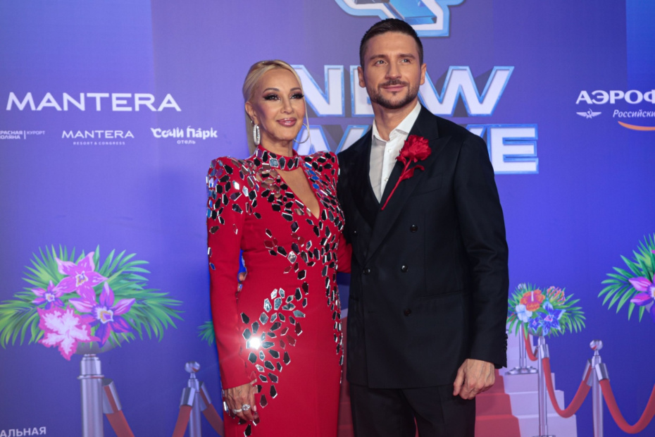 Певец Сергей Лазарев и телеведущая Лера Кудрявцева