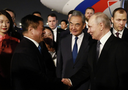 Появились первые кадры с Путиным в Пекине