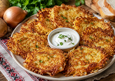 Необычные драники с батоном: оладьи из сырого картофеля из румынской кухни — рецепт из газеты 1963 года