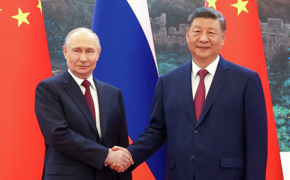 Президент РФ Владимир Путин и председатель КНР Си Цзиньпин