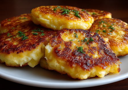 Драники «Ужин-минутка» с картофелем, минтаем и сыром: сытно, вкусно и очень быстро
