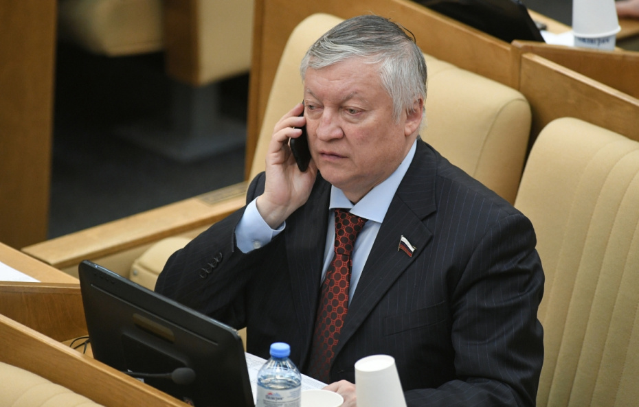 Анатолий Карпов на пленарном заседании Государственной Думы РФ, 2020 год