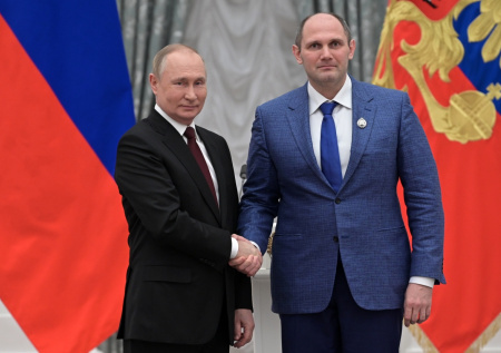 Путин наградил сына своего тренера по дзюдо