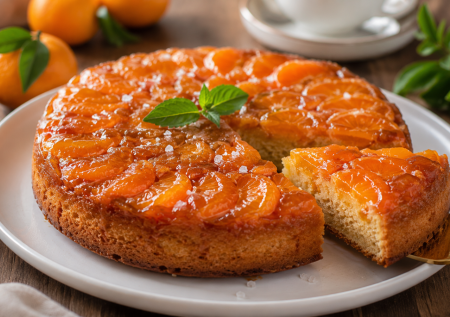 Пирог с мандаринами и соленой карамелью: красавчик вне сезонов — вкусен всегда, смешаете за 7 минут