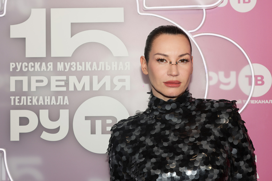 Телеведущая, певица и блогер Ида Галич на XV Русской музыкальной премии телеканала РУ.ТВ на «ВТБ Арене» в Москве