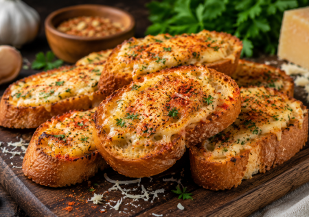Чесночно-сырные гренки с сыром: их и к супу, и с салатом, и к пенному — батон и 10 минут времени, а вкус как в кафе