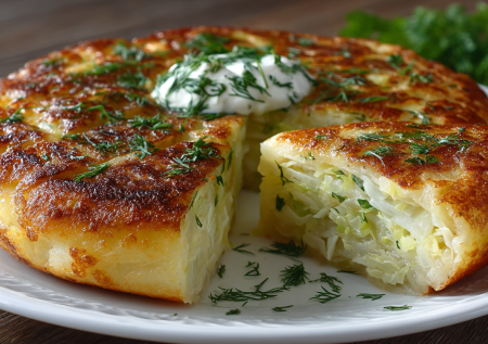 Пирог с капустой и яйцом на сметане: нежный, сочный и очень вкусный — идеален к чаю