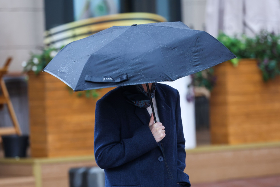 Ветер и дождь в Москве