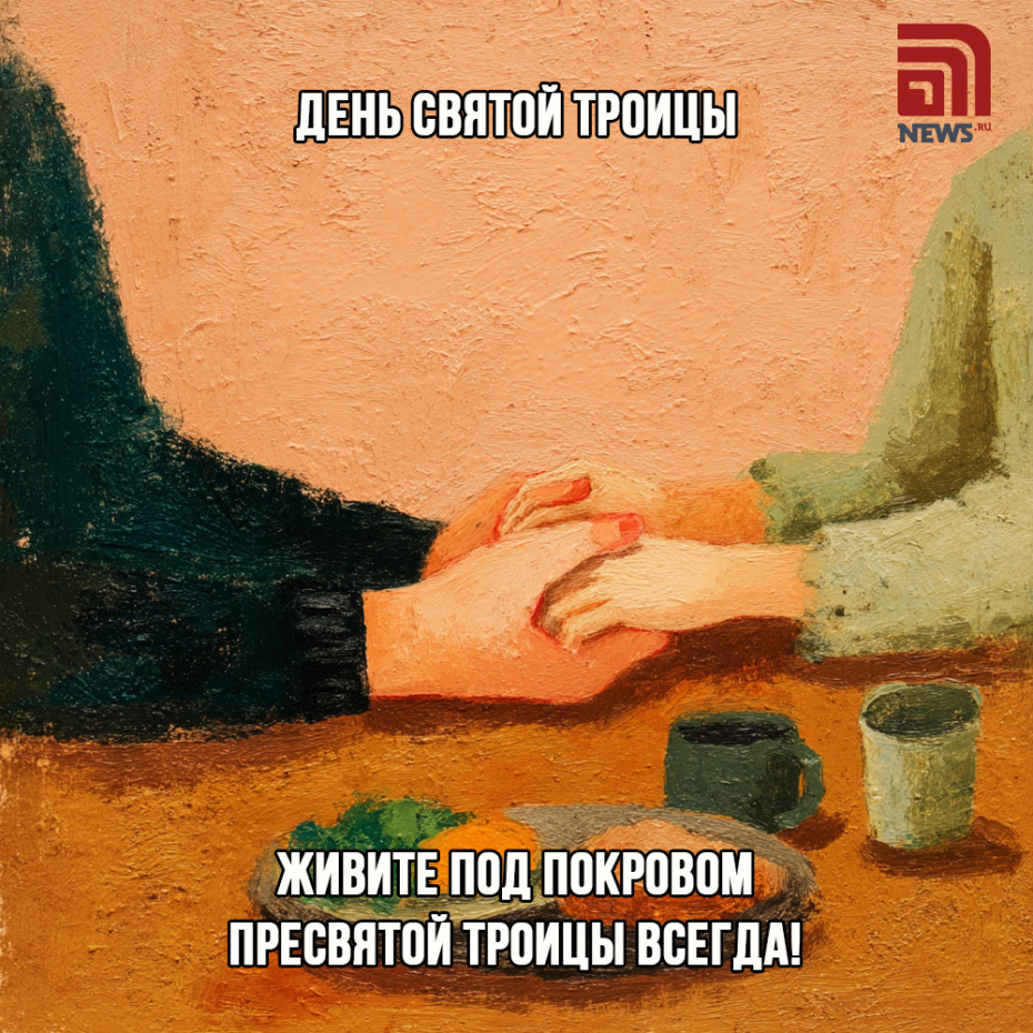 Скачать открытку бесплатно и поздравить с Троицей