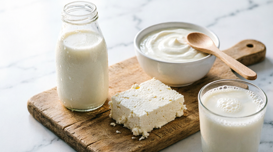 Продукты с высоким содержанием кальция