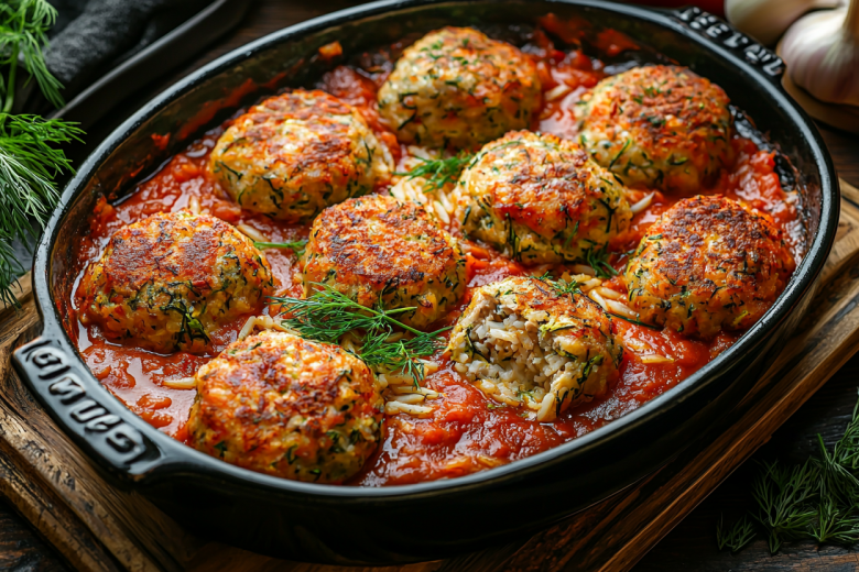 Ленивые голубцы с фаршем (самые сочные)