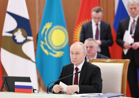 Путин заявил о прогрессе в переговорах ЕАЭС с Индией