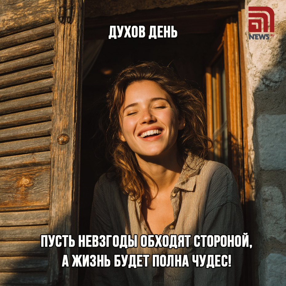 Отправить открытки с Днем Святого Духа родственникам