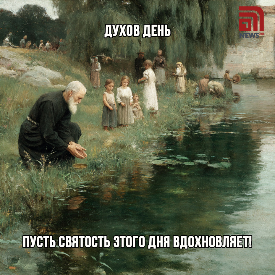 Отправить картинки с Днем Святого Духа друзьям