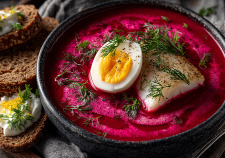 Что, если соединить свекольник с ухой? Ответ — невероятно вкусный суп