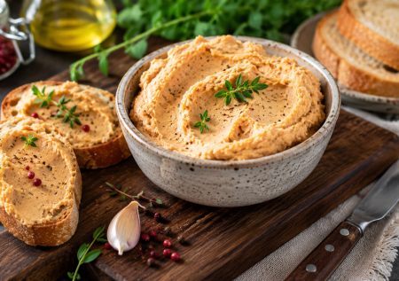 Жарю лук, морковь и мешаю с грудкой: паштет «Бюджетный» вкуснее любой колбасы. Получается сбалансированный и нежный