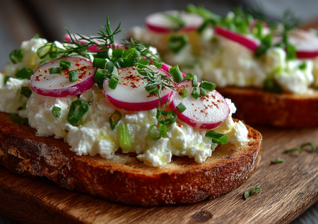 Беру пачку творога и перья зеленого лука — готовим намазку на хлеб: вкусный рецепт на завтрак и перекус