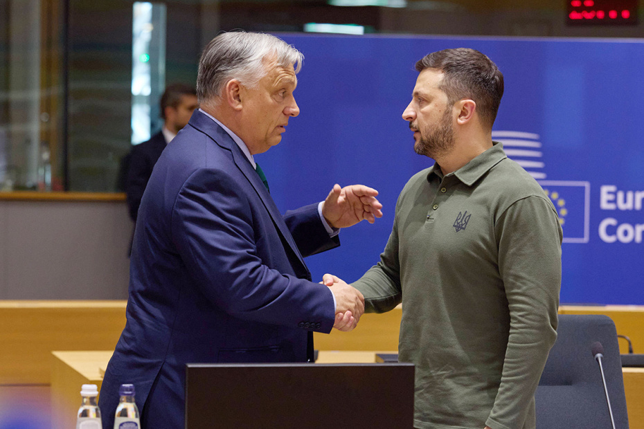 Виктор Орбан и Владимир Зеленский