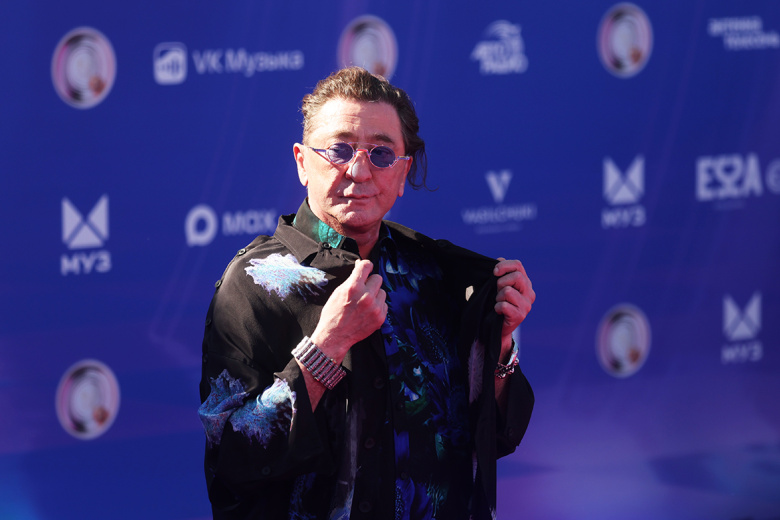 Певец Григорий Лепс перед началом церемонии вручения XXI премии «Муз-ТВ» в «Live-Арена»