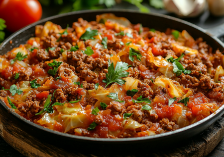 Вкуснее голубцов, без мучений с листьями: горячее «Мясной дуэт» из кочана капусты и упаковки фарша