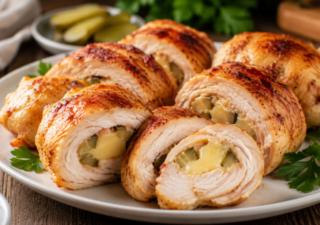 Вкусно и горячим, и холодным на бутерброд: рулетики из окорочков — закуска и альтернатива колбасе