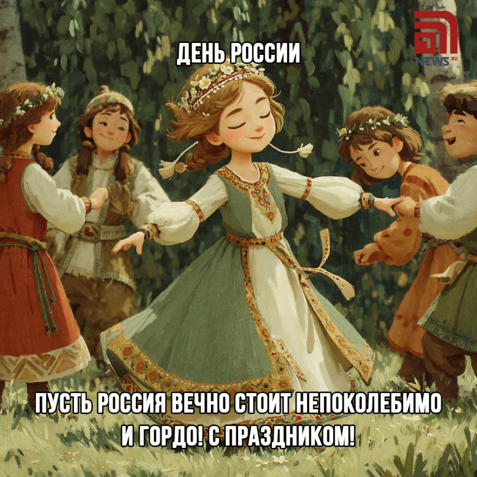 Бесплатные открытки для коллег ко Дню России