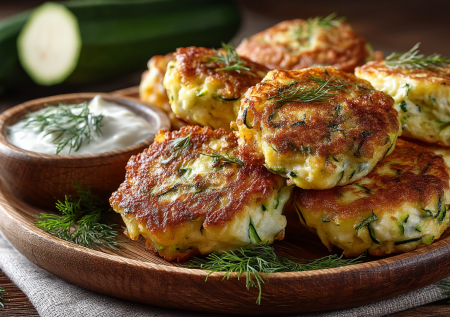 Белковые кабачковые оладьи: просто взбиваю творог с цукини — вкус и польза в одном блюде